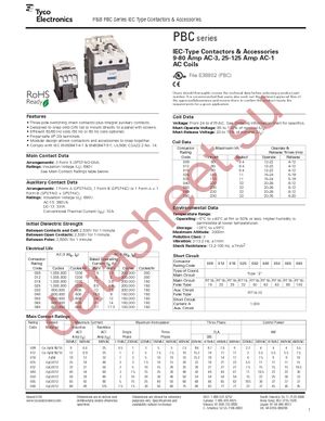 PBC-009A1B7 datasheet  